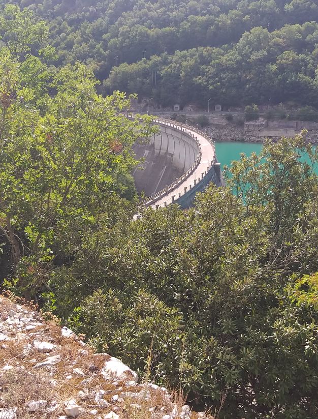 Lago di Fiastra Staumauer