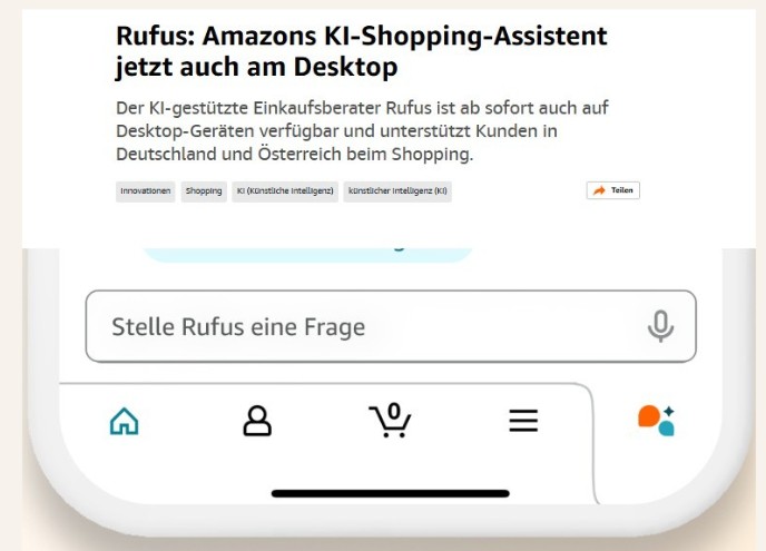 Rufus, KI von Amazon